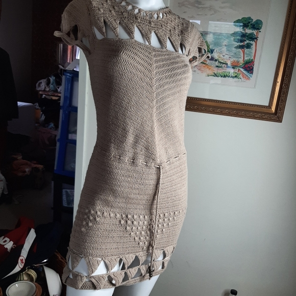 Mike Gonzalez Crochet Dress - Picture 2 of 10